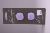 Soft Purple Glass Buttons