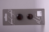 Deep Red Glass Buttons